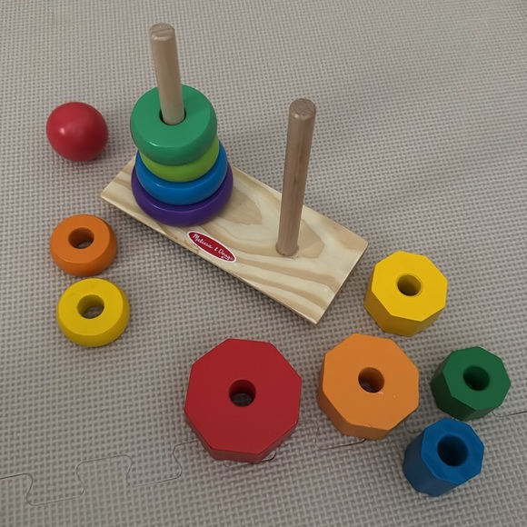 Melissa & Doug Double Stacking Toy - Picture 2 of 3